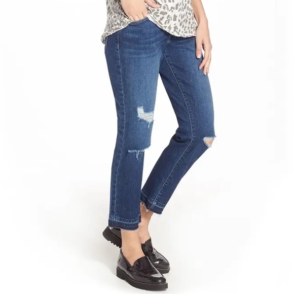 Current Elliot Cropped Straight Release Hem Jeans - Picture 13 of 13
